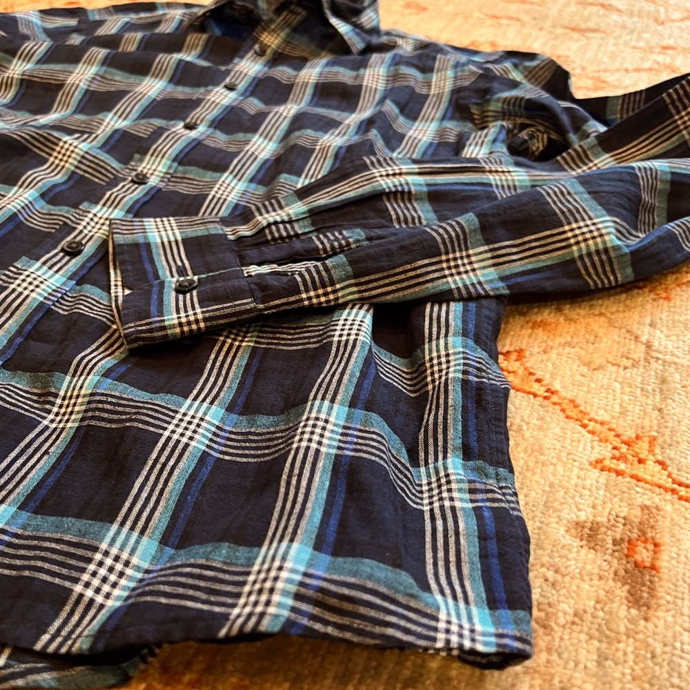 Michael Kors Linen Button-Down Shirt
